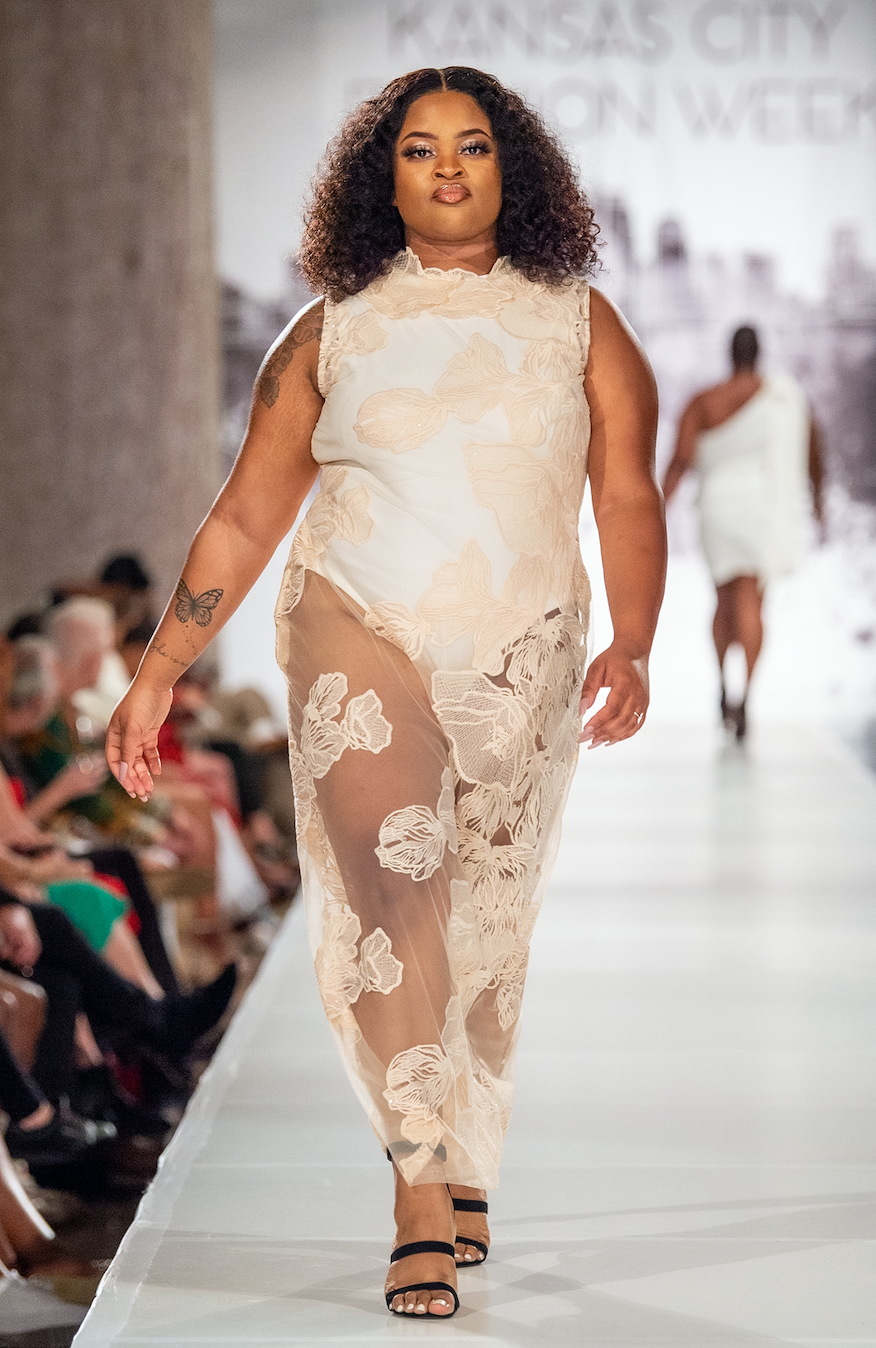 Sheer Sleeveless Dress with Bodysuit – Astoria Jackson